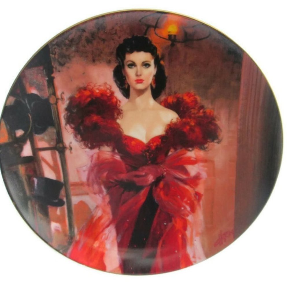 GONE WITH THE WIND COLLECTORS PLATE SCARLETTS